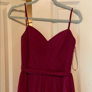 Bella Bridesmaid dress. Maroon size 4.